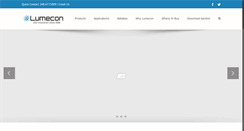 Desktop Screenshot of lumecon.com